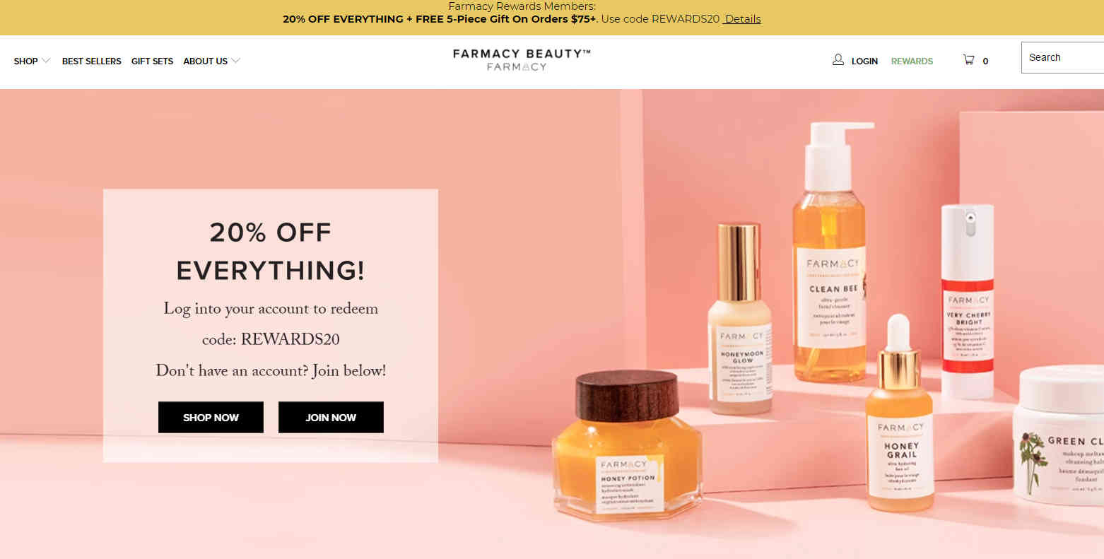 Farmacy Beauty优惠码2026 全场护肤品无门槛8折促销满额免邮