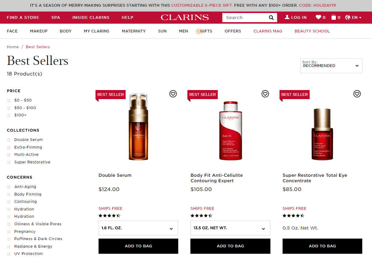 Clarins优惠码2026 娇韵诗满0自选价值9的护肤美妆6件套美国境内免运费