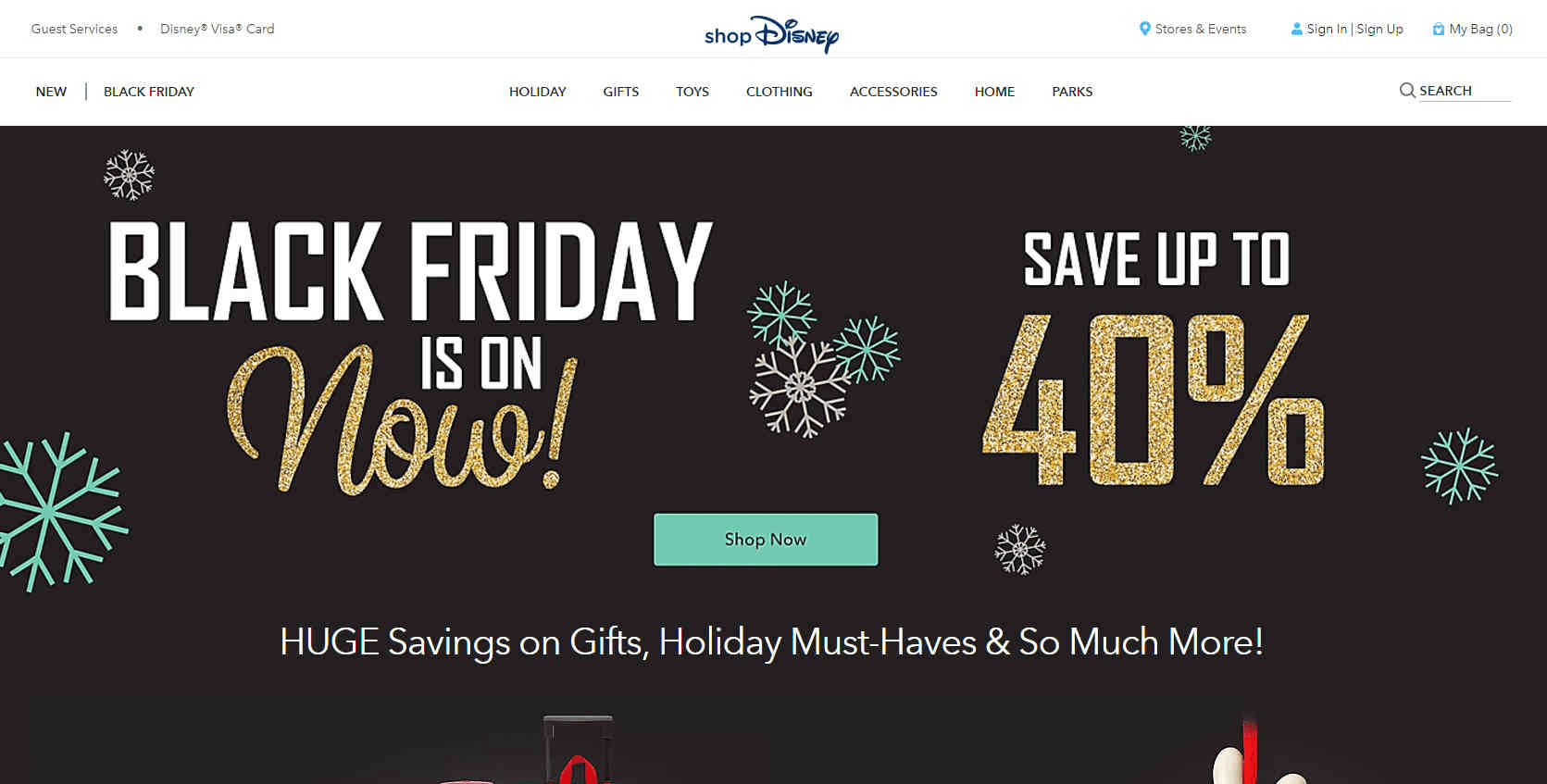 shopDisney优惠码2026 黑五精选商品低至6折促销满额免邮