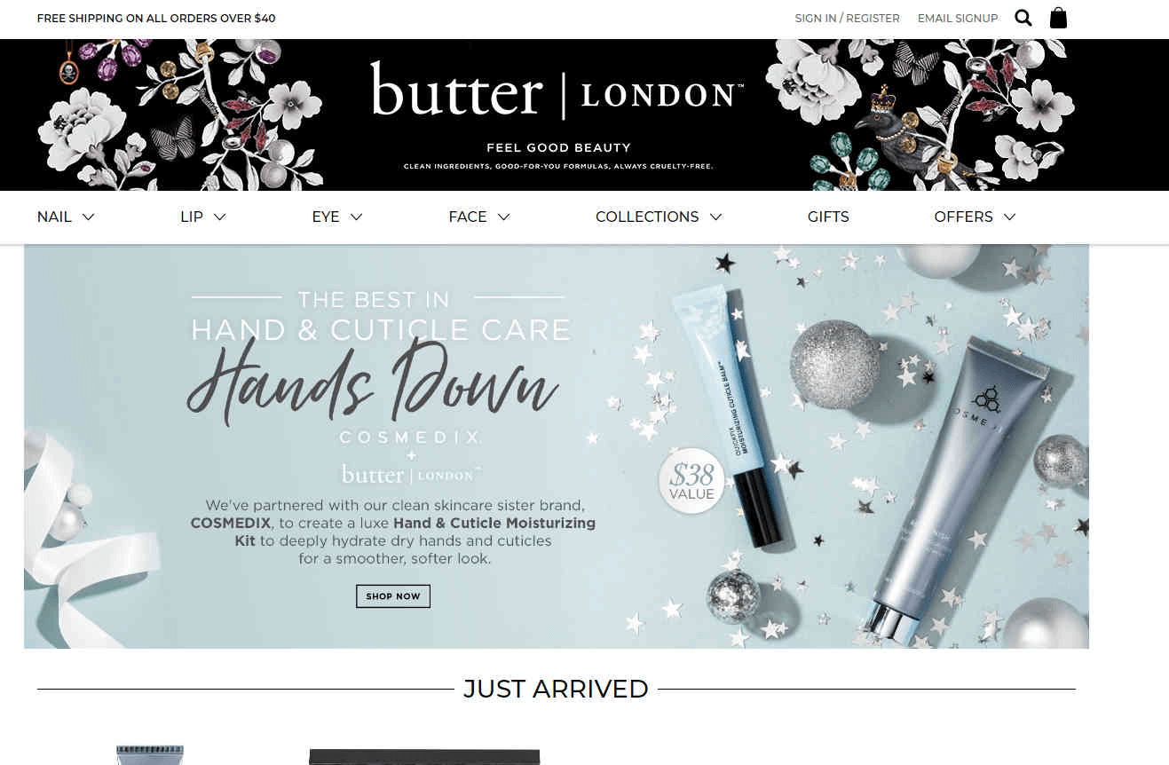 butter London优惠码2026 全场美妆买一送一促销美国免邮