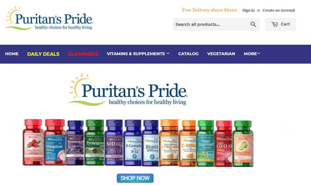 Puritan’s Pride优惠码2026 普瑞登官网黑五全场自营保健产品低至2.5折+买1送2回归满额免邮