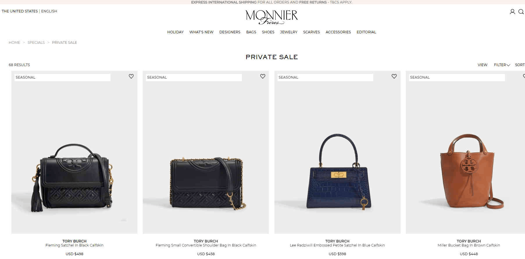 法国Monnier Frères折扣码2026 现有精选商品无门槛7折促销可直邮