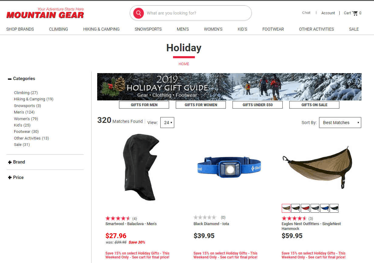 Mountain Gear折扣码2026 假日精选商品额外85折促销满额免邮