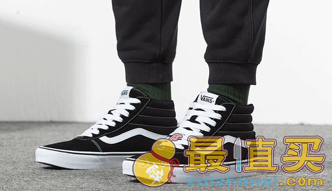 补码!Famous Footwear Vans Ward 折扣码2026 高帮系带经典大童款板鞋凑单折后价.49优惠码-图片1