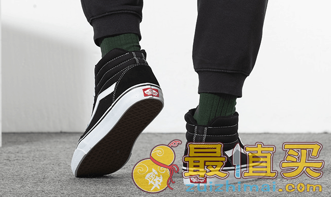 补码!Famous Footwear Vans Ward 折扣码2026 高帮系带经典大童款板鞋凑单折后价.49优惠码-图片2