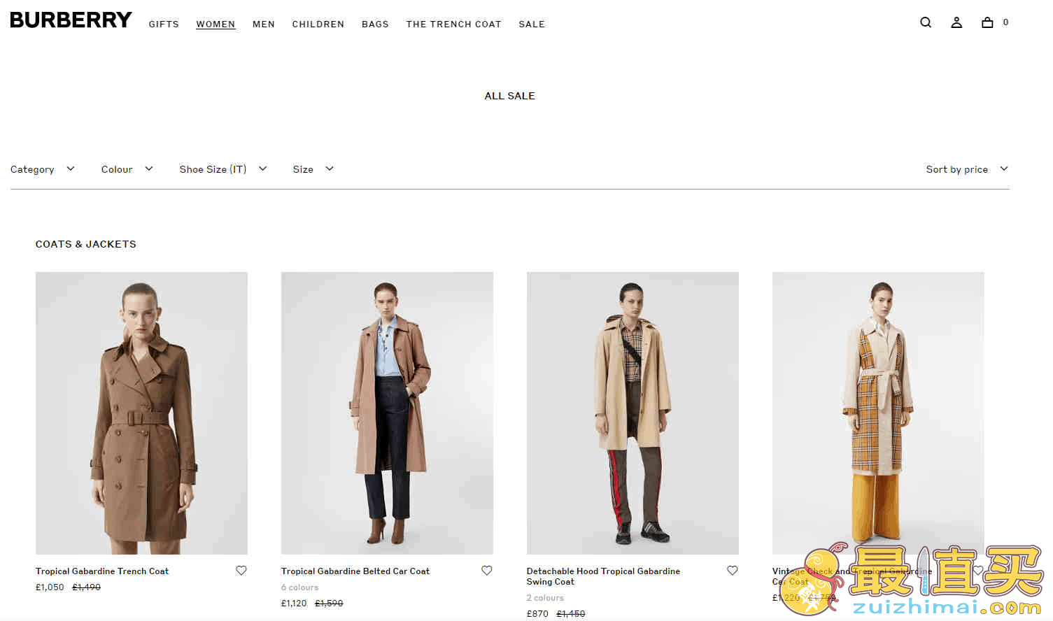 Burberry折扣码2026 博柏利英国官网年终精选服饰鞋包低至5折促销需转运带回