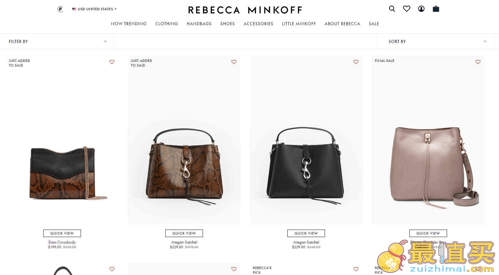 Rebecca Minkoff优惠码2026  RebeccaMinkoff全场包袋最高满0享6折促销折扣区也参加