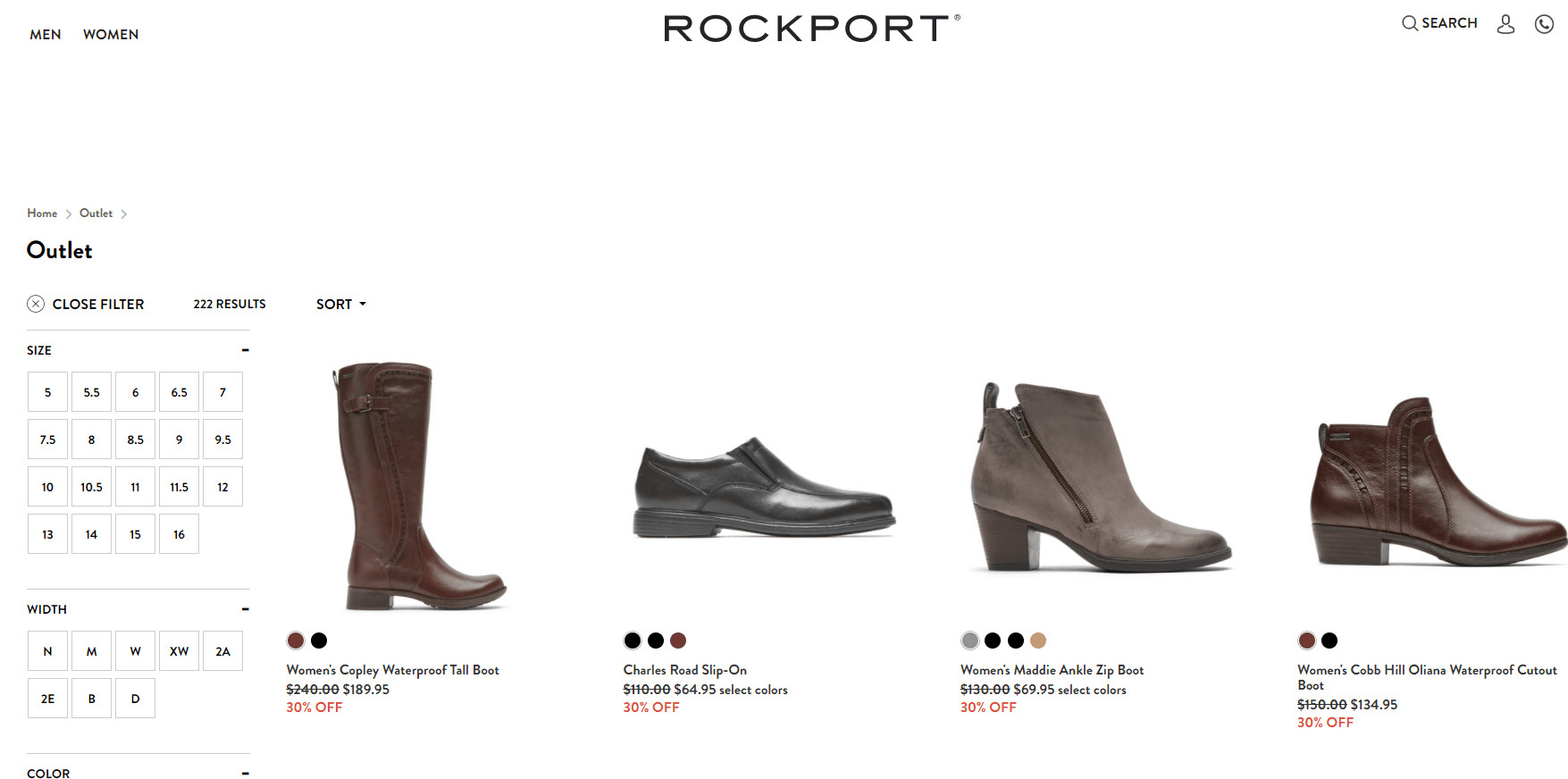 Rockport优惠码2026 乐步美国官网全场额外7折促销美境免邮