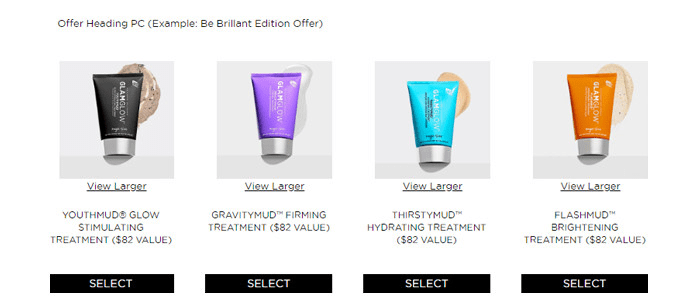 Glam Glow优惠码2026 glamglow官网现有全场买100g面膜送100g自选正装面膜促销