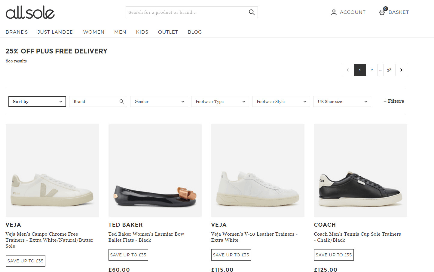 ALLSOLE折扣码2026 Allsole精选鞋款无门槛75折促销无门槛免邮