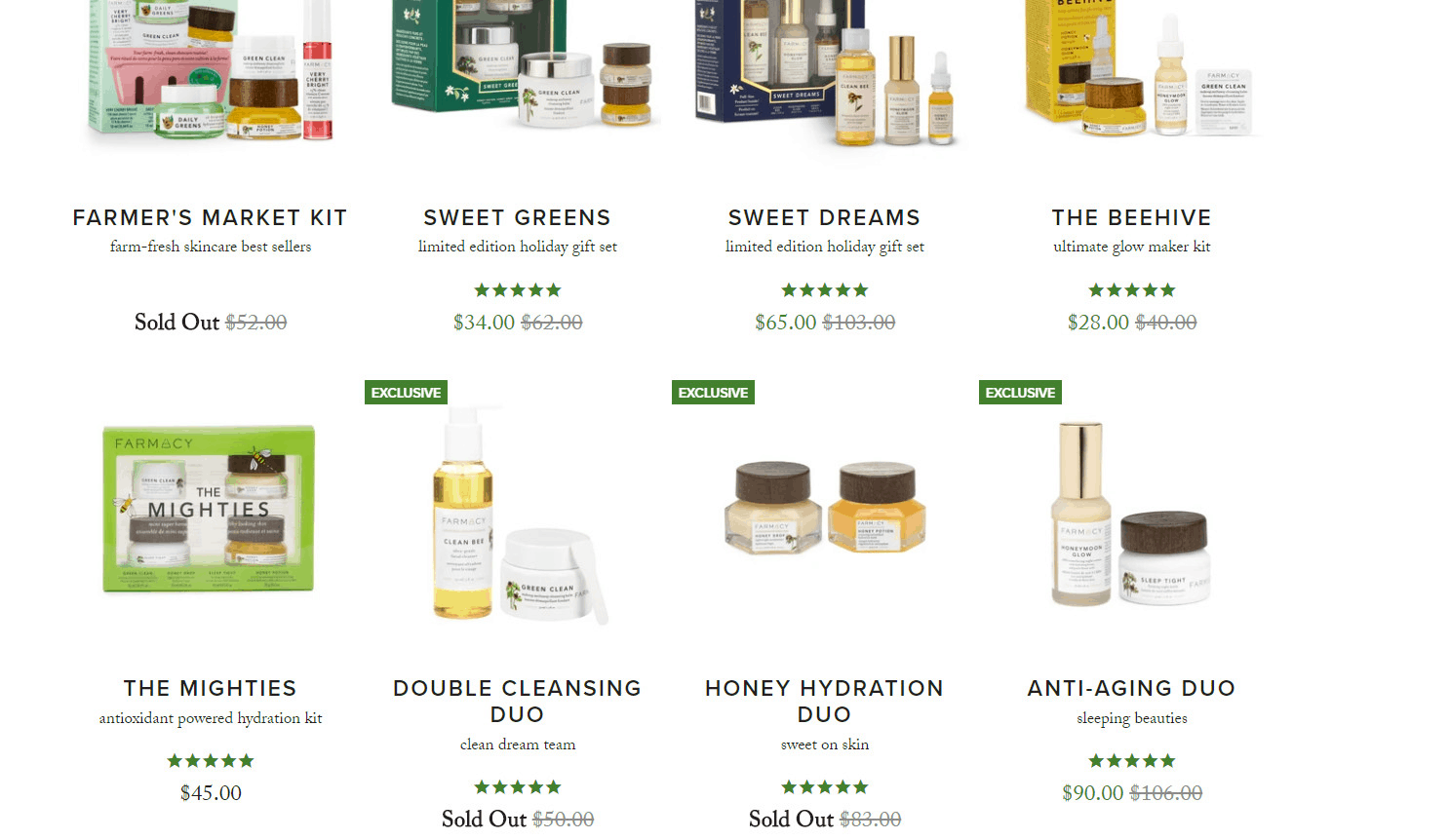 Farmacy Beauty优惠码2026 Farmacy美国官网现有护理套装专区低至55折+额外8折促销满额免邮