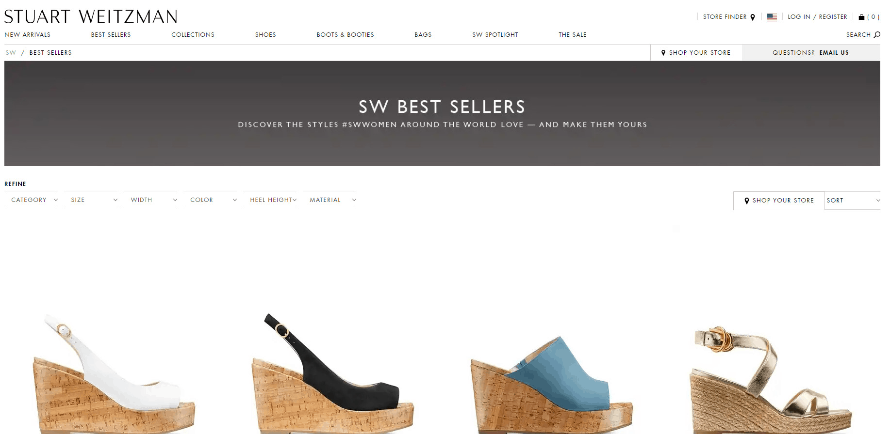 Stuart Weitzman优惠码2026 sw美国官网全场正价无门槛立减0促销美境免邮