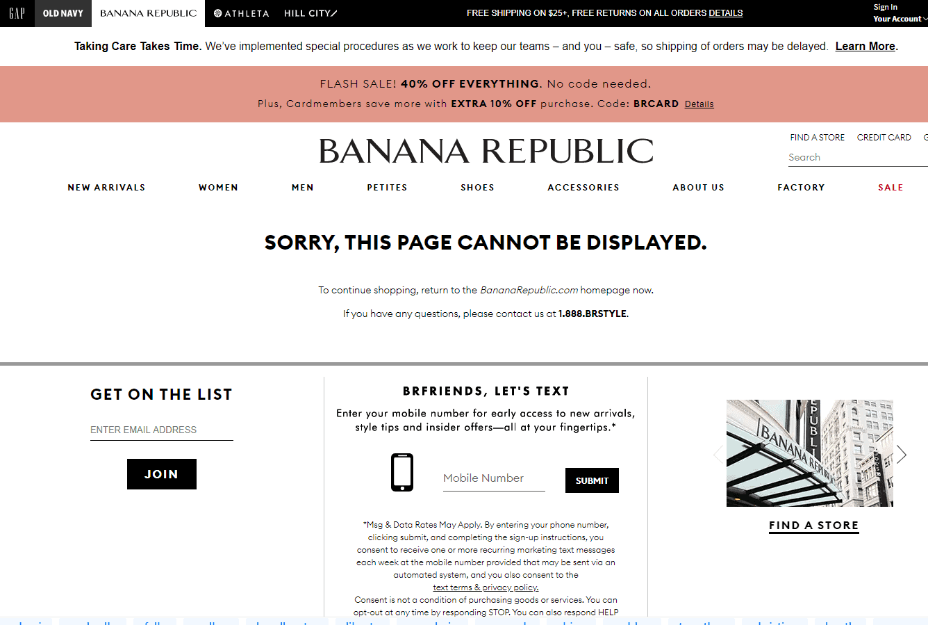 Banana Republic优惠码2026-Banana Republic官网全场无门槛6折促销