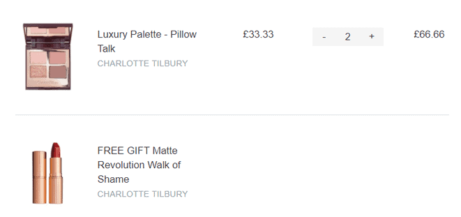 Cult Beauty优惠码2026 cultbeauty现有Charlotte Tilbury全线满£80送正装Walk of Shame唇膏叠加退税83折-图片1