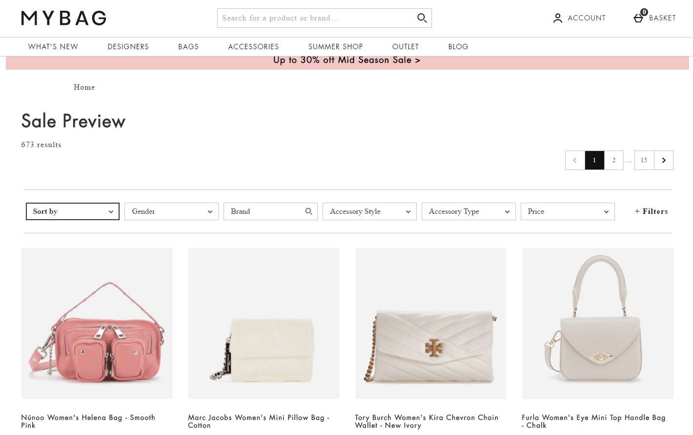 Mybag折扣码2026 英国mybag现有520精选包包配饰无门槛7折促销收Tory Burch/coach包包