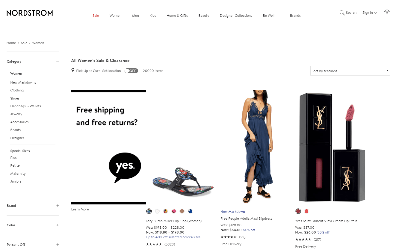 Nordstrom优惠码2026 nordstrom大牌专场低至2折