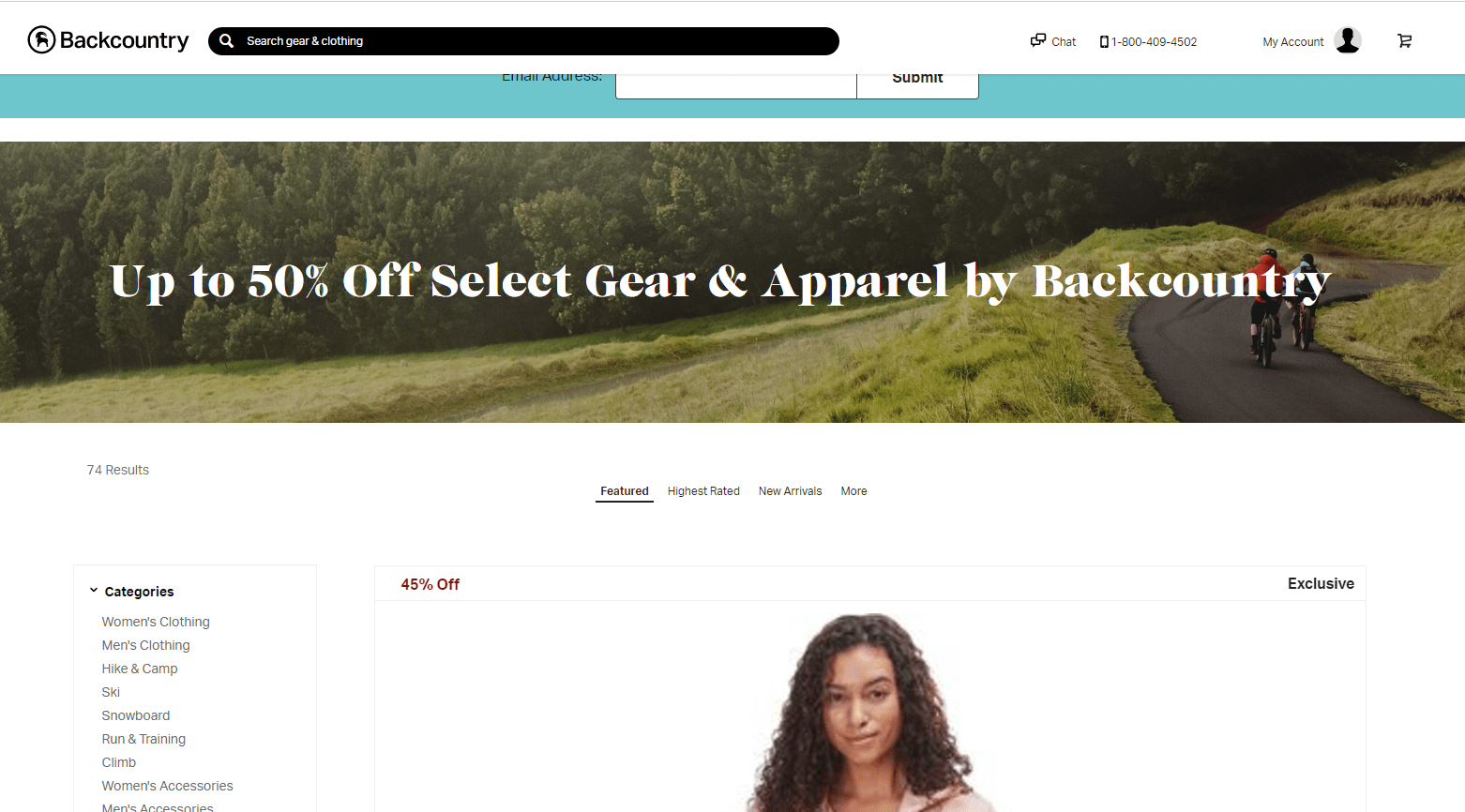Backcountry优惠码2026 backcountry精选产品低至5折促销满额免邮
