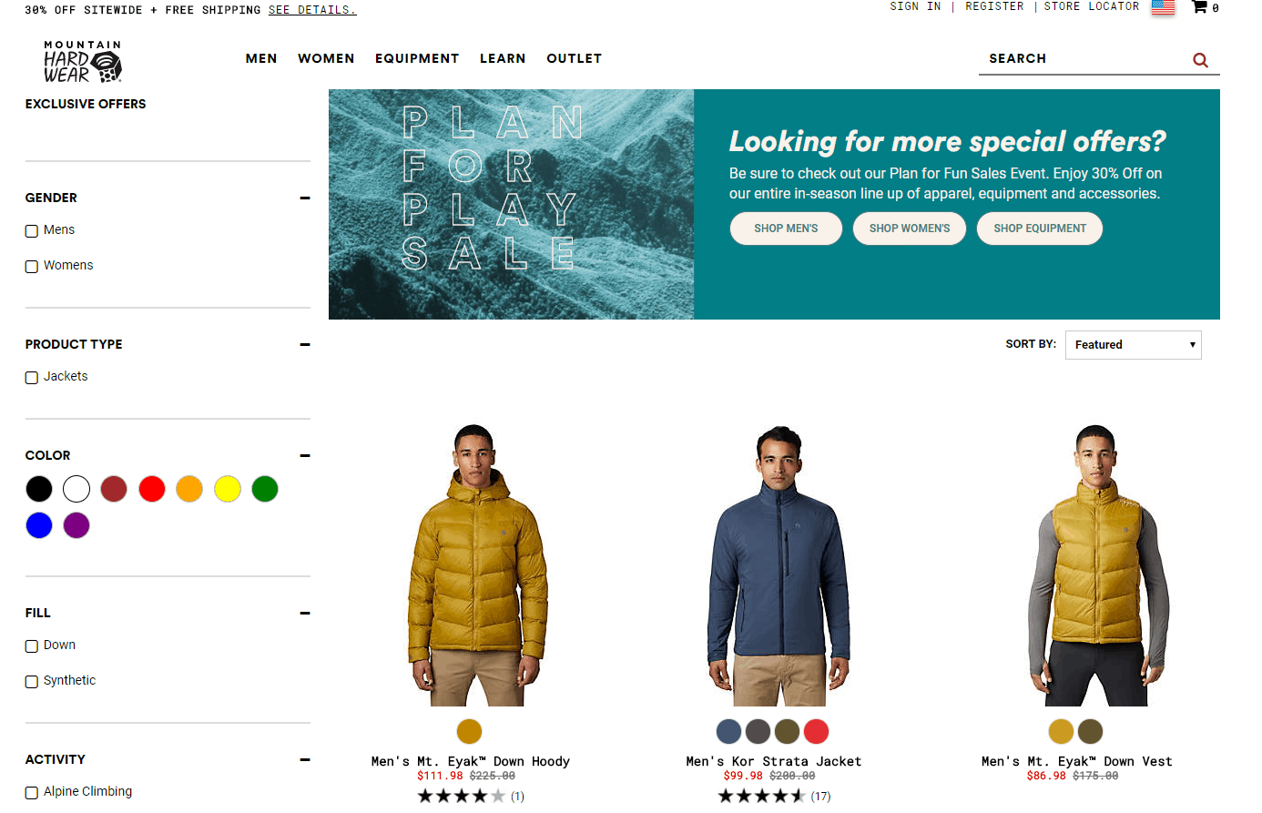 Mountain Hardwear折扣码2026 mountainhardwear网站精选户外服饰额外3折促销美国免邮