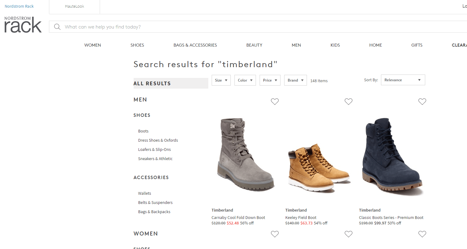 Nordstrom rack优惠码2026 nordstromrack现有精选Timberland 鞋履低至2.5折促销美境免邮