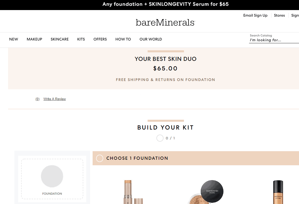Bare Minerals优惠码2026-Bare Minerals美国官网全场护肤彩妆低至7折促销