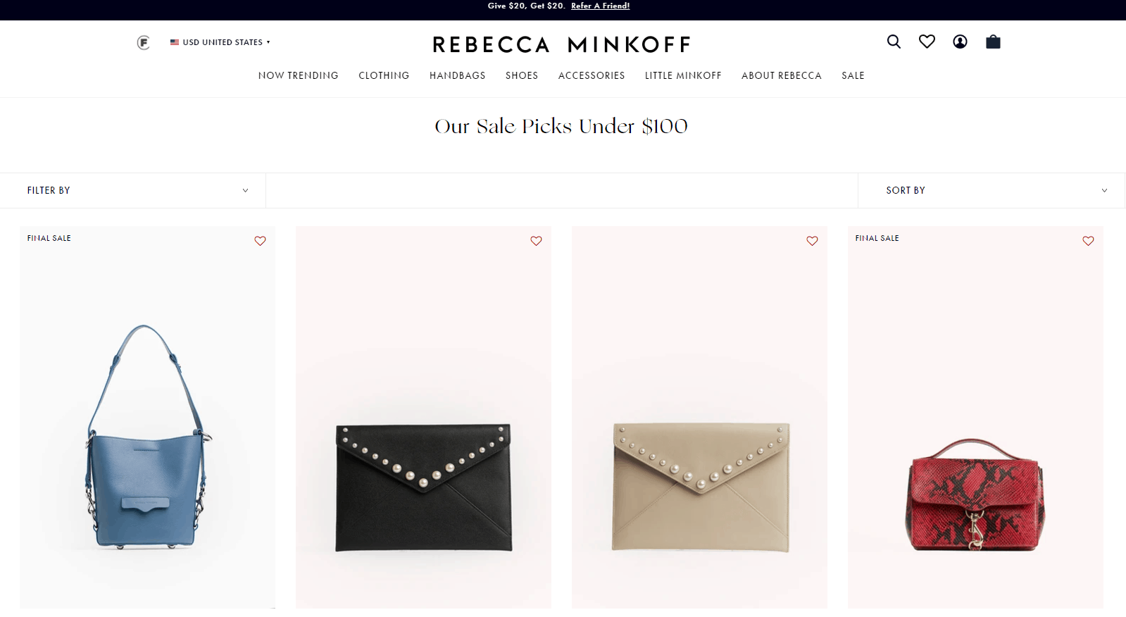 Rebecca Minkoff折扣码2026 rebeccaminkoff现有精选美包0封顶促销美境免邮