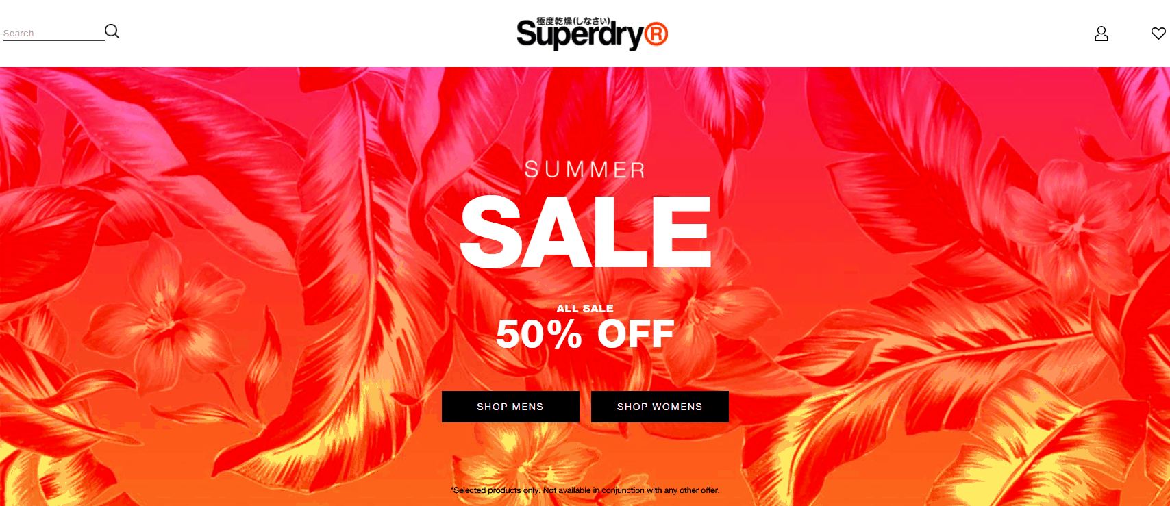 Superdry折扣码2026 superdry美国官网夏季大促全场5折美国免邮