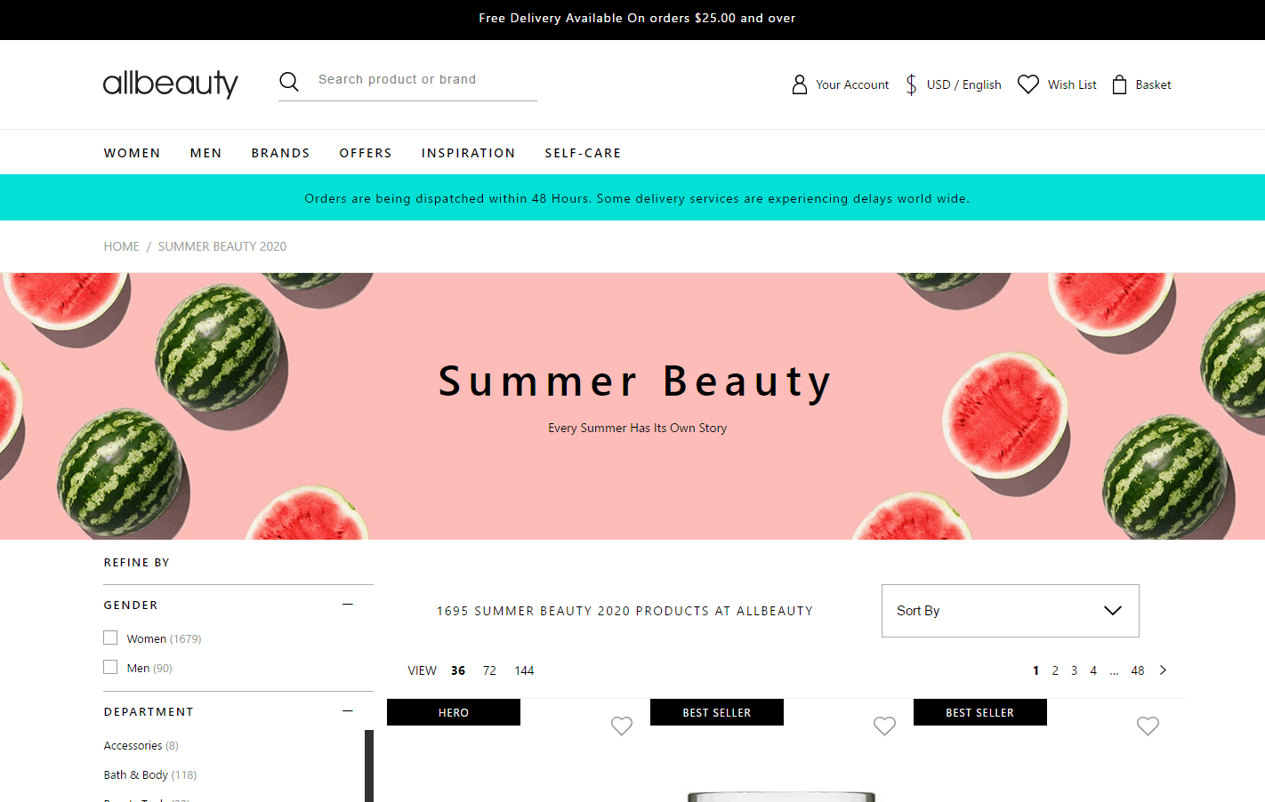 All beauty优惠码2026 allbeauty精选商品低至5折促销支持直邮
