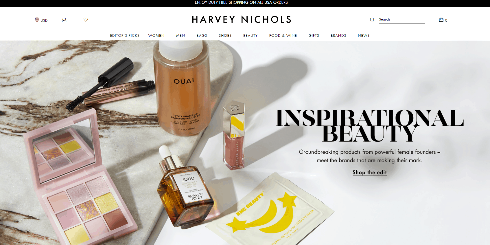 Harvey Nichols折扣码2026 harveynichols开启时尚类8折/美妆类9折促销切换美国站点定价更低