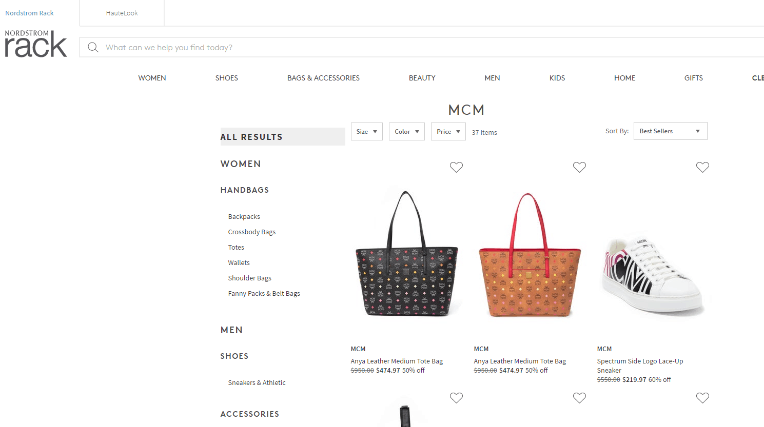 Nordstrom Rack优惠码2026 nordstromrack现有MCM专场低至2.4折促销满额免邮