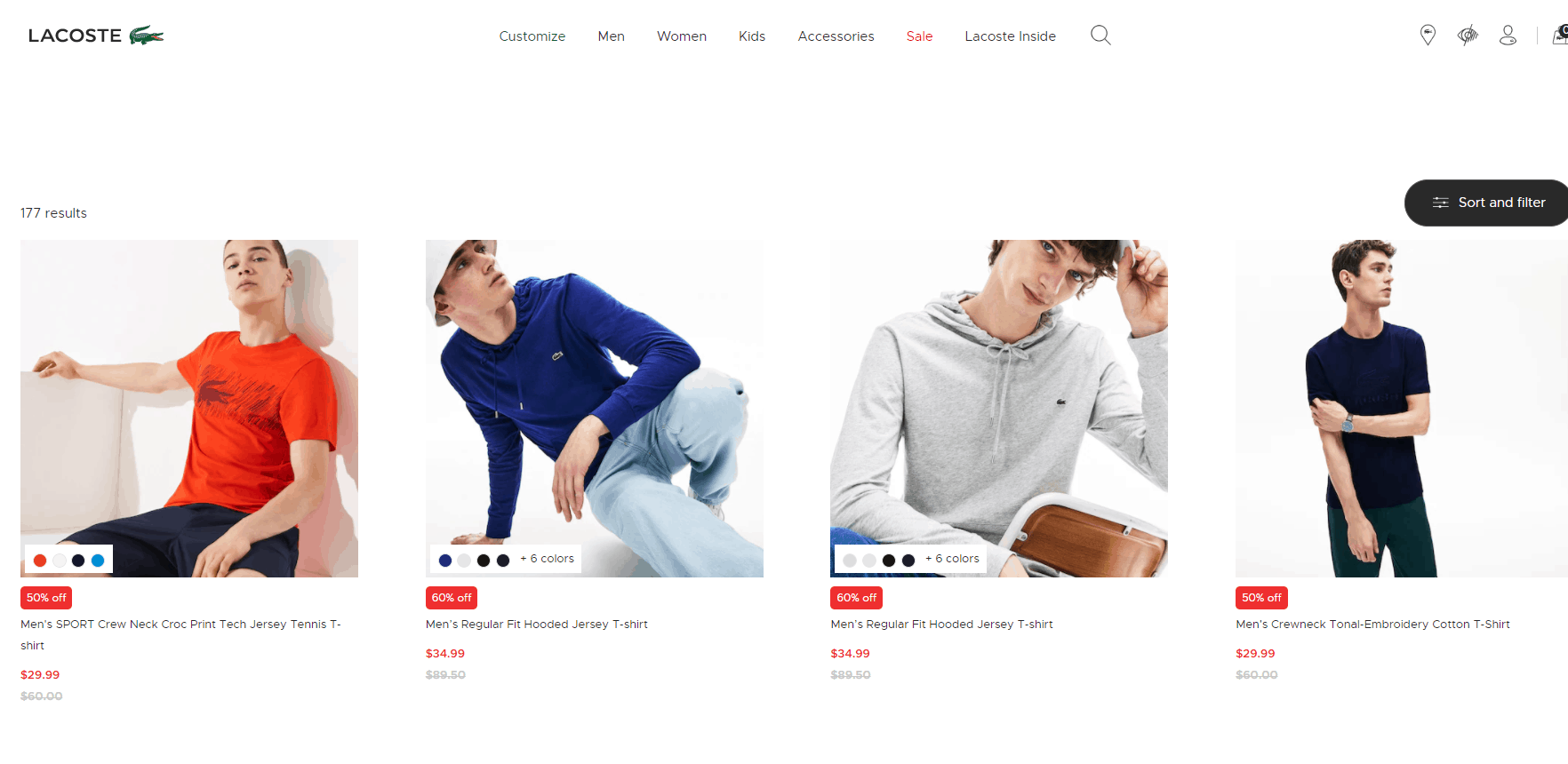Lacoste折扣码2026 鳄鱼美国官网独立日促销精选商品4折-7折促销