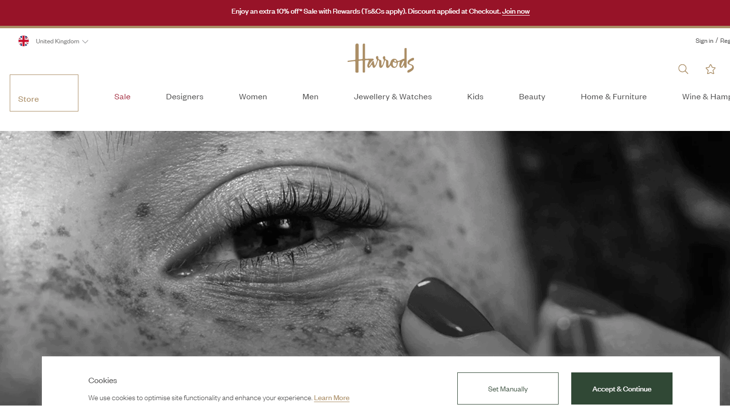 Harrods折扣码2026-Harrods百货全场9折促销再来现已开启