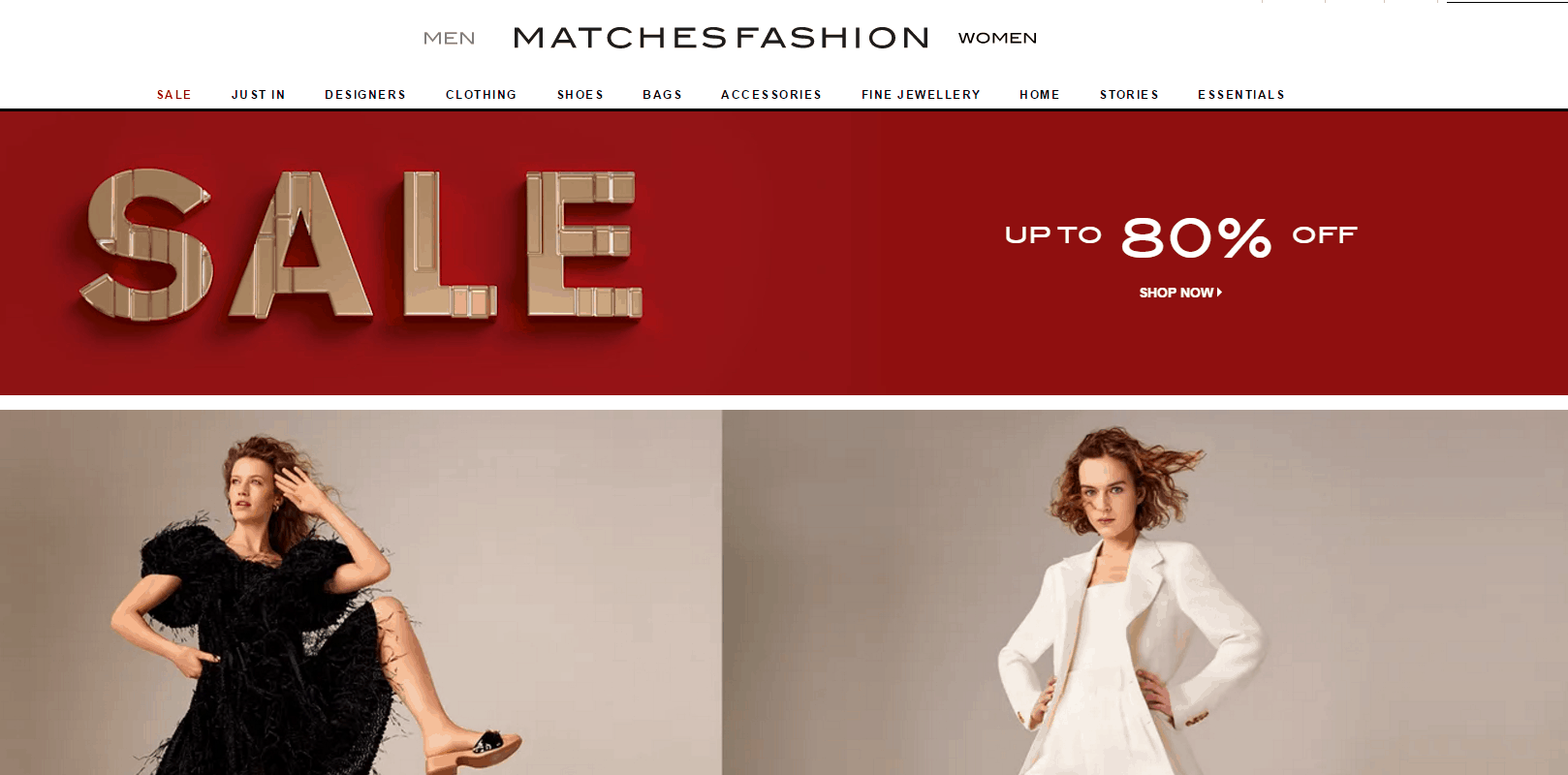 Matchesfashion优惠码2026 matchesfashion官网换季促销中国站、美国站低至2折，英国站低至3折