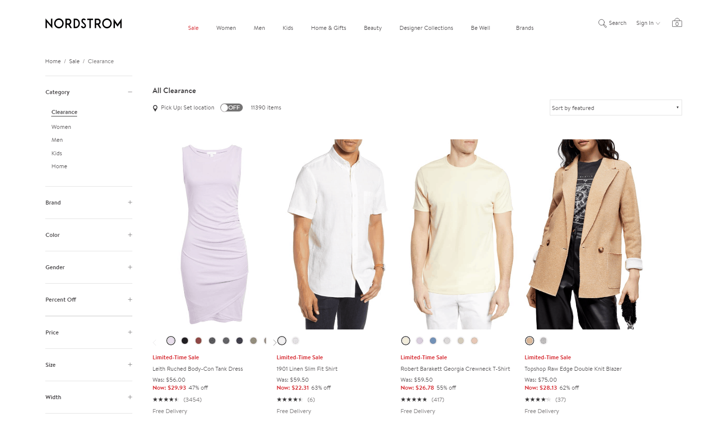Nordstrom折扣码2026 nordstrom精选时尚大牌服饰低至4折+额外75折促销LOEWE、Givenchy、Saint Laurent参加