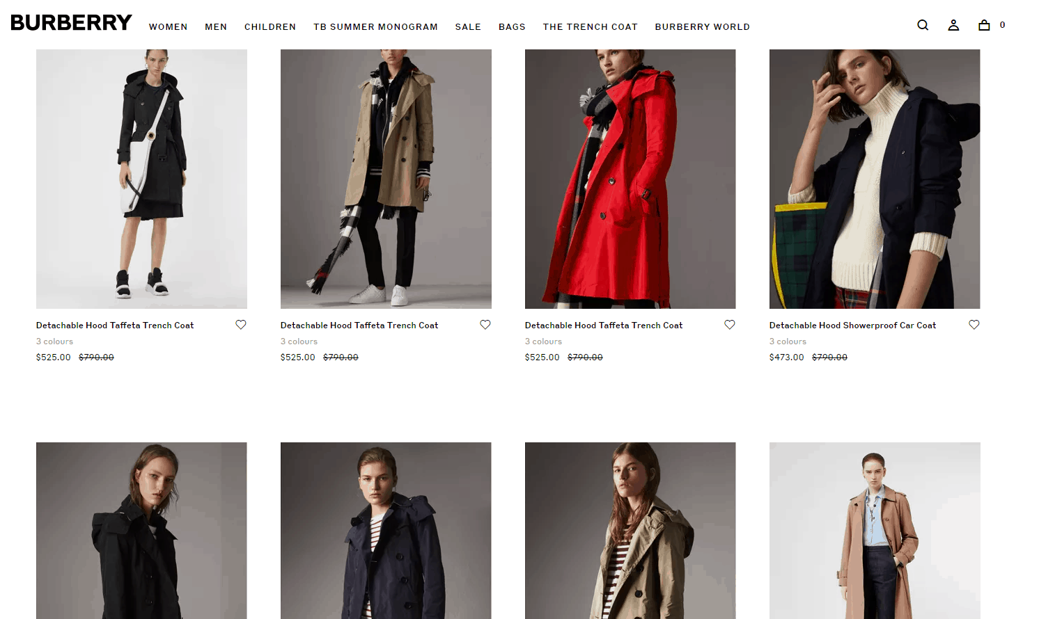 Burberry折扣码2026 巴宝莉美国官网年中大促低至5折多款上新