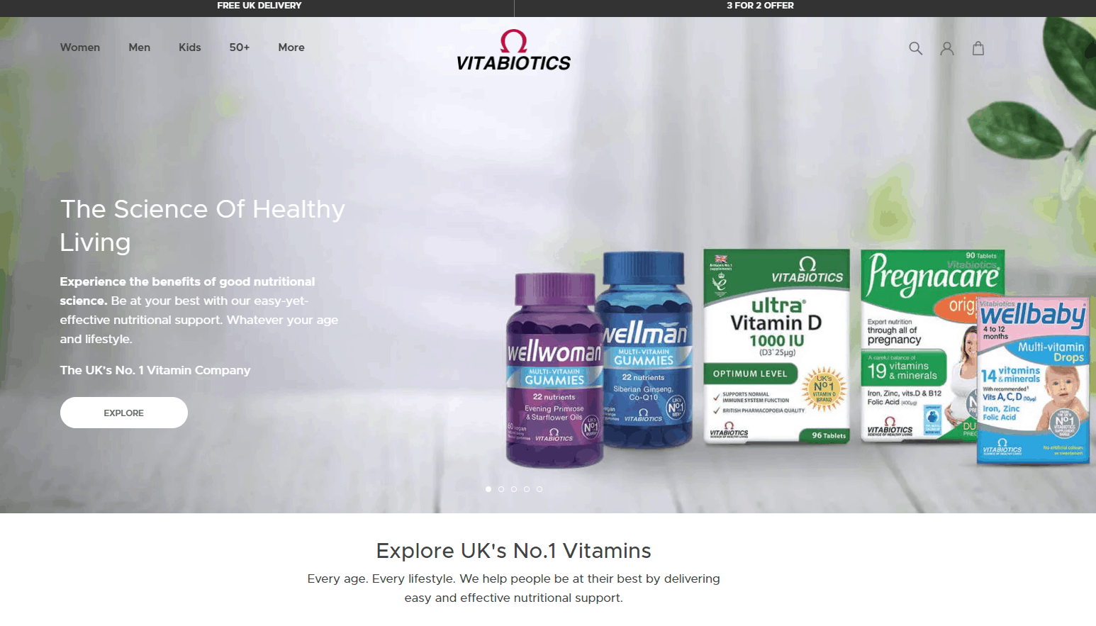 Vitabiotics折扣码2026 维百莱官网全场保健品买三免一促销可直邮中国