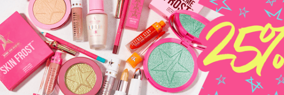 Beautybay折扣码2026 Beautybay英国官网精选Jeffree Star美妆产品低至6折促销满额免邮优惠码
