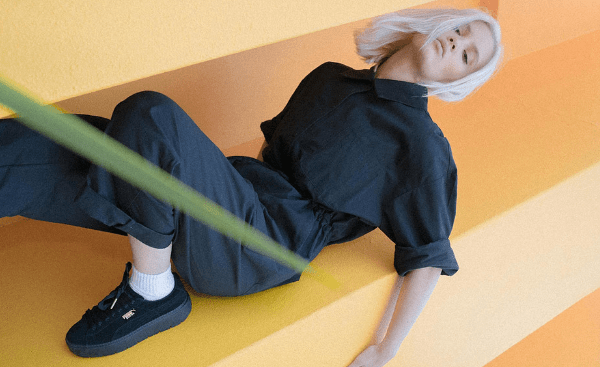 PUMA优惠码2026 PUMA彪马 SUEDE Platform Trace 女子厚底休闲鞋折后价.49折扣码-图片2
