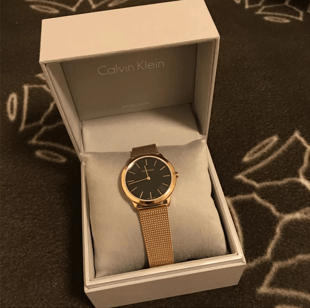 Jomashop优惠码2026 Jomashop CALVIN KLEIN Minimal Quartz Black Dial男士手表（多色）特价.99折扣码！补货+降价！-图片1