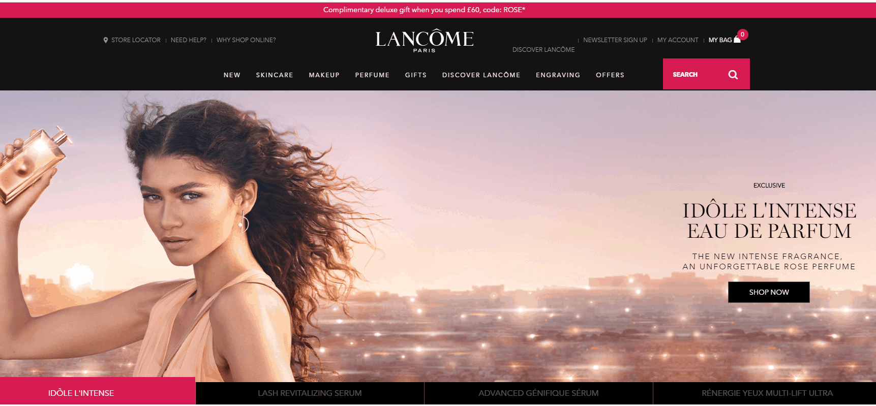 Lancome优惠码2026 兰蔻英国官网满£60送护肤礼包5件套-图片1