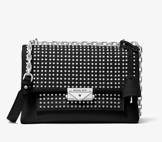 Michael Kors折扣码2026 Michael Kors Cece 单肩包 中号黑色款折后 1.9优惠码.虞书欣同款！-图片1