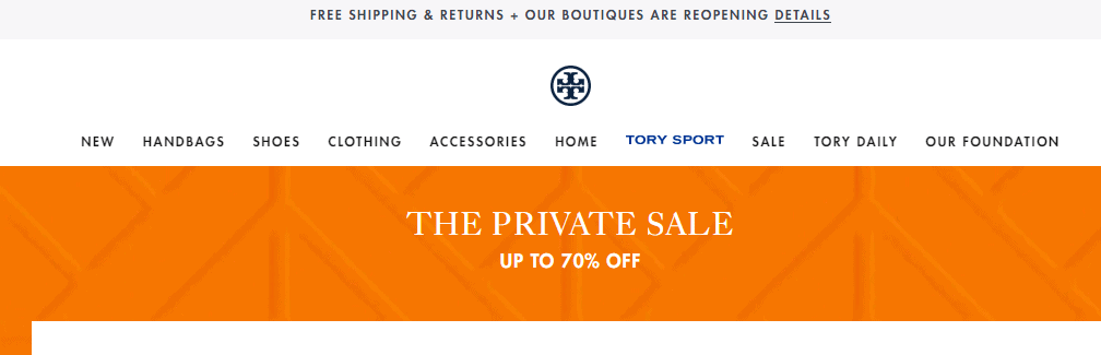 Tory Burch折扣码2026 toryburch美国官网精选商品低至3折促销美境免邮