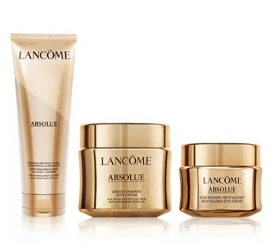 LANCOME优惠码2026 LANCOME兰蔻菁纯系列面霜+洁面+眼霜正装三件套75折8.5折扣码