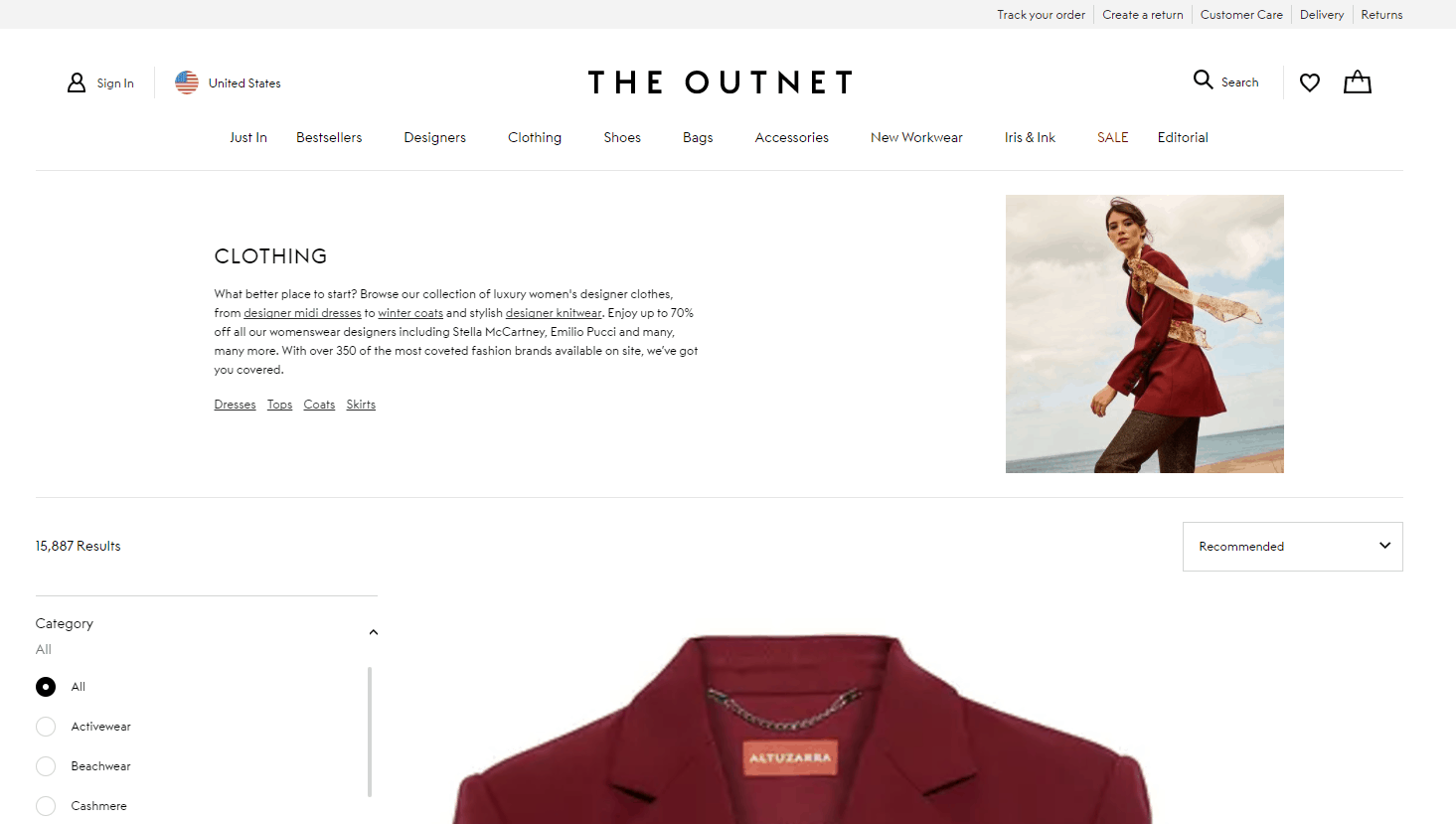 The Outnet优惠码2026 Theoutnet精选商品低至3折+额外8折美国包邮