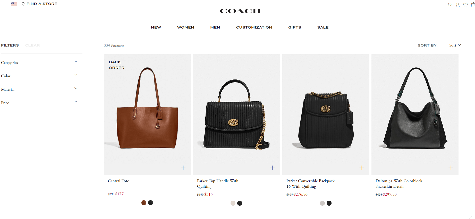 Coach折扣码2026 蔻驰美国官网现有精选包袋低至5折+满$300送值$85的卡包美境免邮