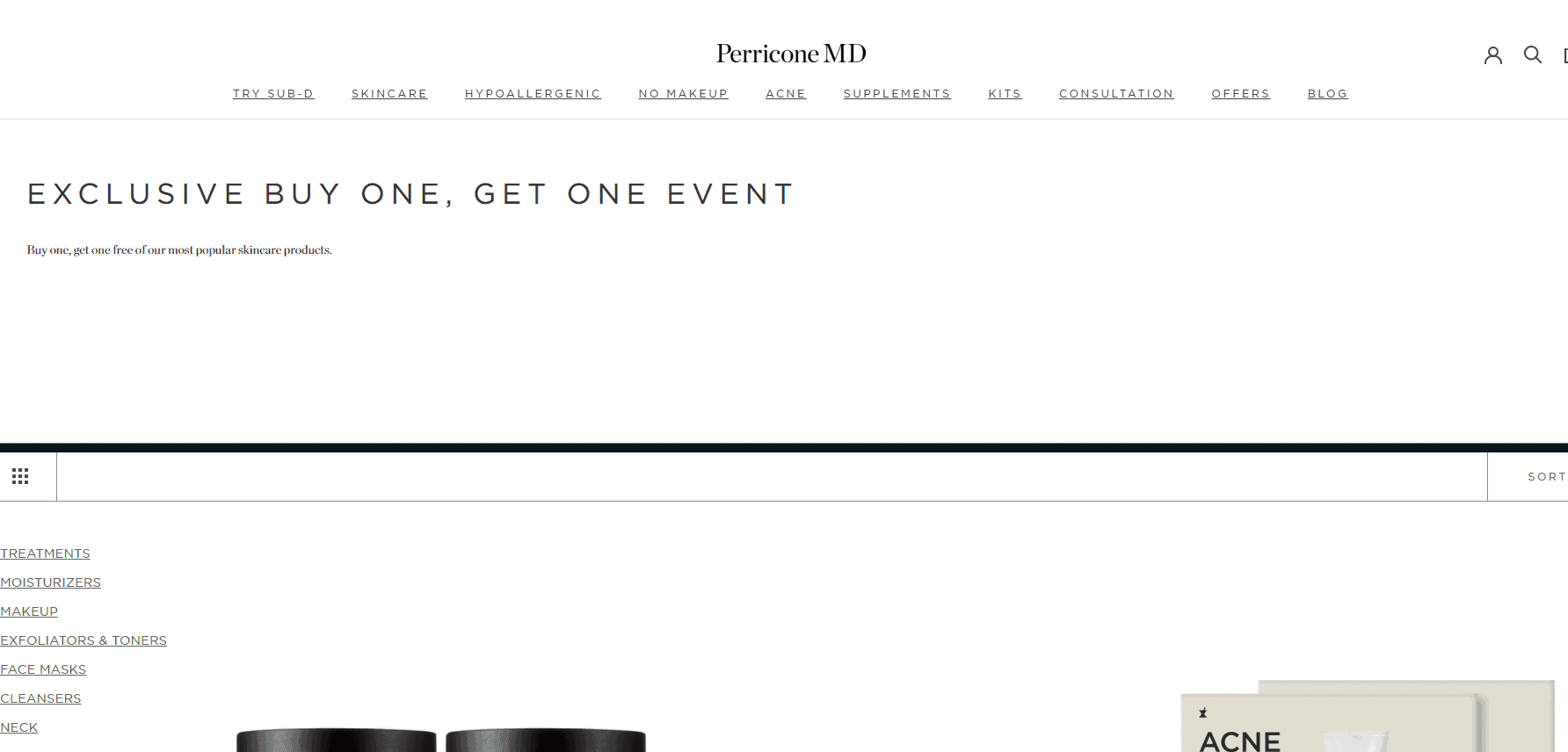 Perricone MD折扣码2026 裴礼康精选专区护肤产品买一送一满赠好礼
