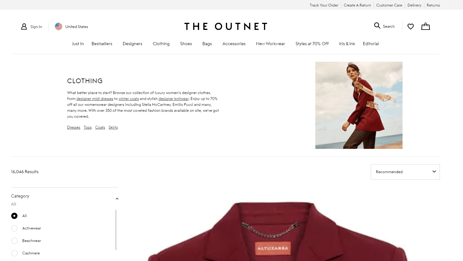 The Outnet折扣码2026 theoutnet精选商品低至3折+额外8折美国包邮