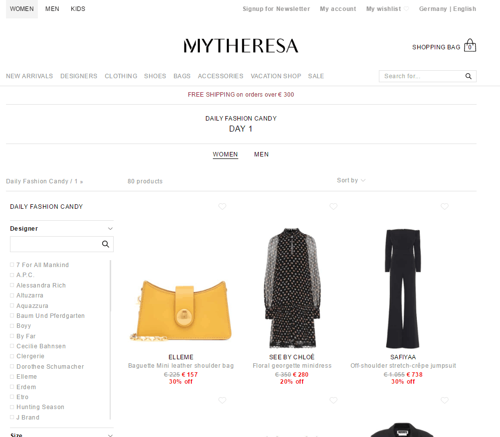 Mytheresa优惠码2026 mytheresa官网精选商品低至7折促销满额免邮