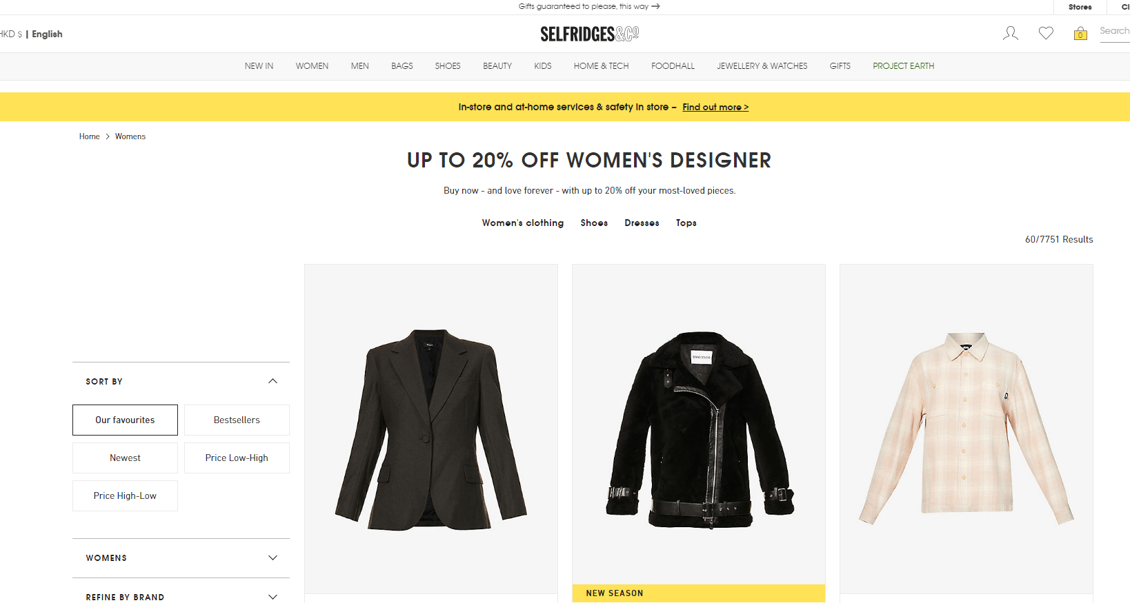 Selfridges折扣码2026 selfridges官网精选女装/童装/玩具低至8促销可直邮