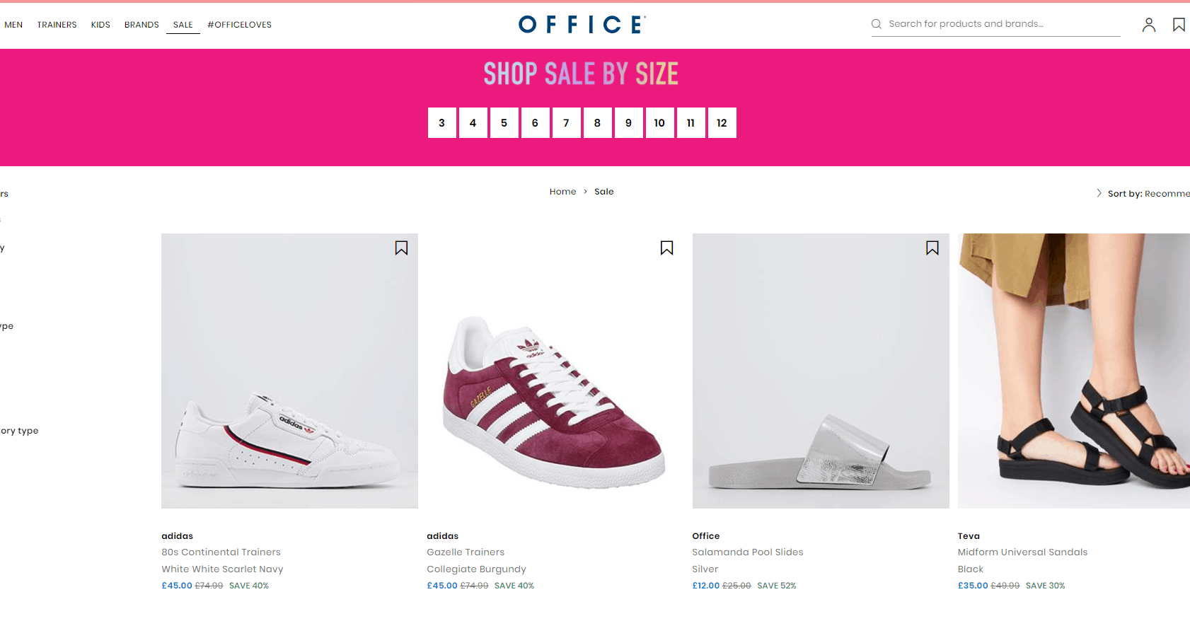 Office Shoes折扣码2026 office现有精选鞋款低至3折促销满额免邮