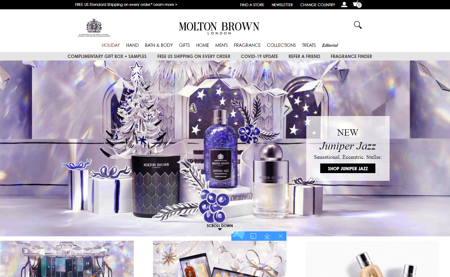 Molton Brown优惠码2026 moltonbrown美国官网双十一全场洗护产品8折促销美国境内免邮